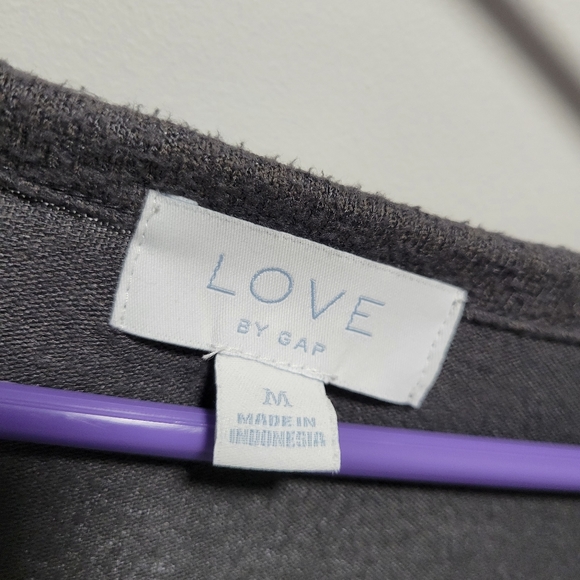 Gray Sweater - Button Up - Love by Gap - Picture 3 of 4